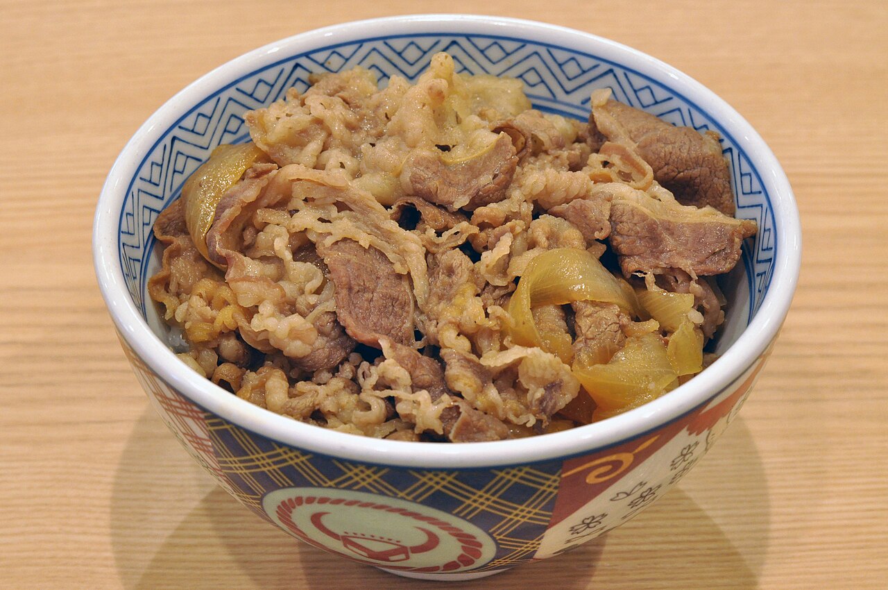 牛丼の参考写真