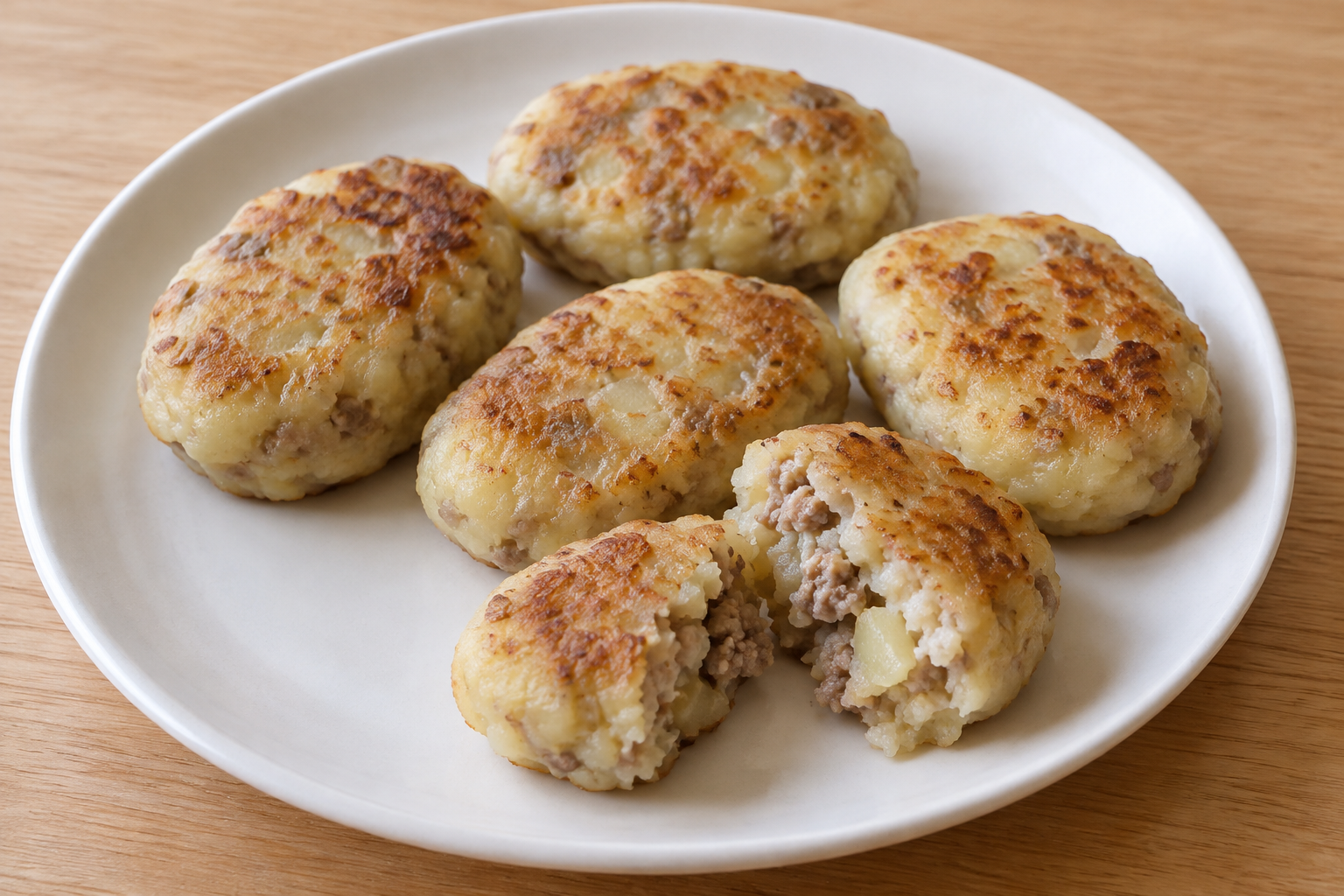 肉ポテト焼きの生成した参考画像